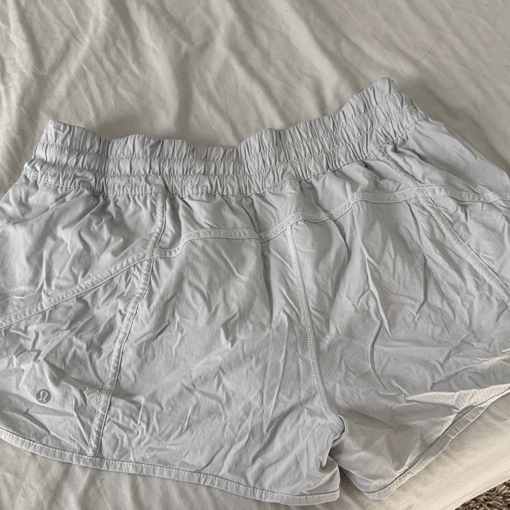 Lululemon Athletica Light Gray Athletic Shorts